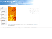 Tablet Screenshot of inguza.com